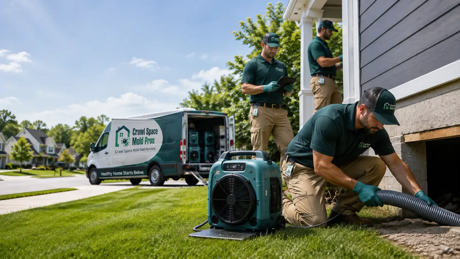 Crawl Space Mold Removal in Sykeston, ND